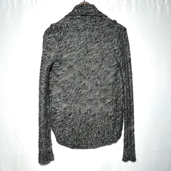 Element Open Cardigan Sweater Size Small Heathered Black & Grey - Picture 5 of 9